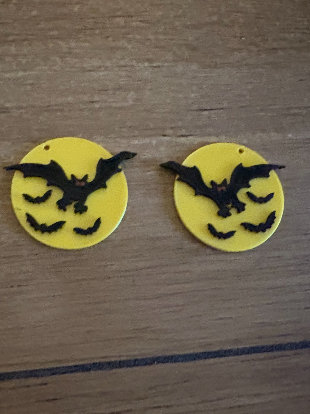 Bat Moon Earrings